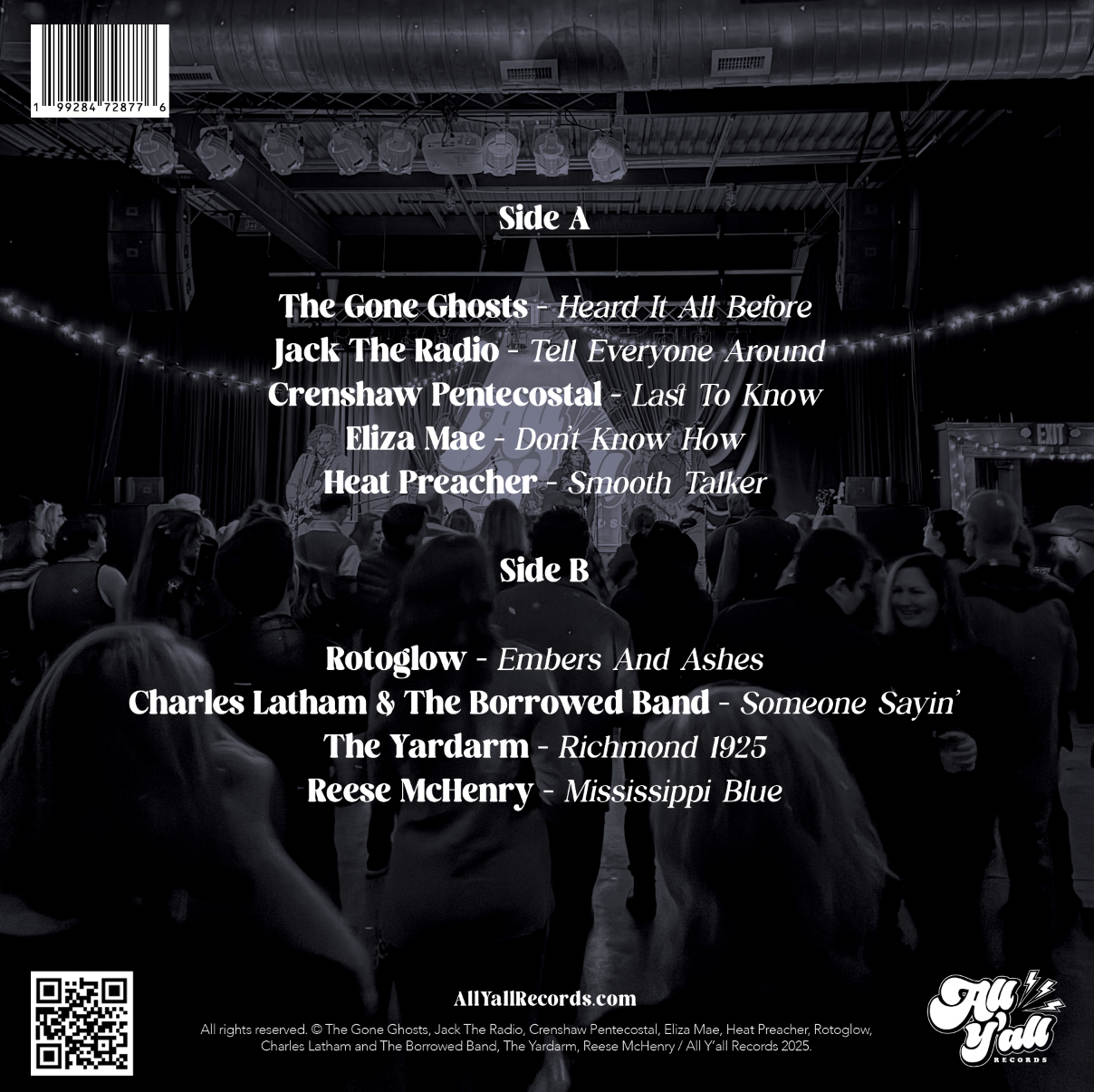 PRE-ORDER: All Y’all Records : Volume One